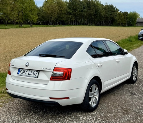 Skoda Octavia cena 64890 przebieg: 137600, rok produkcji 2017 z Myślenice małe 137